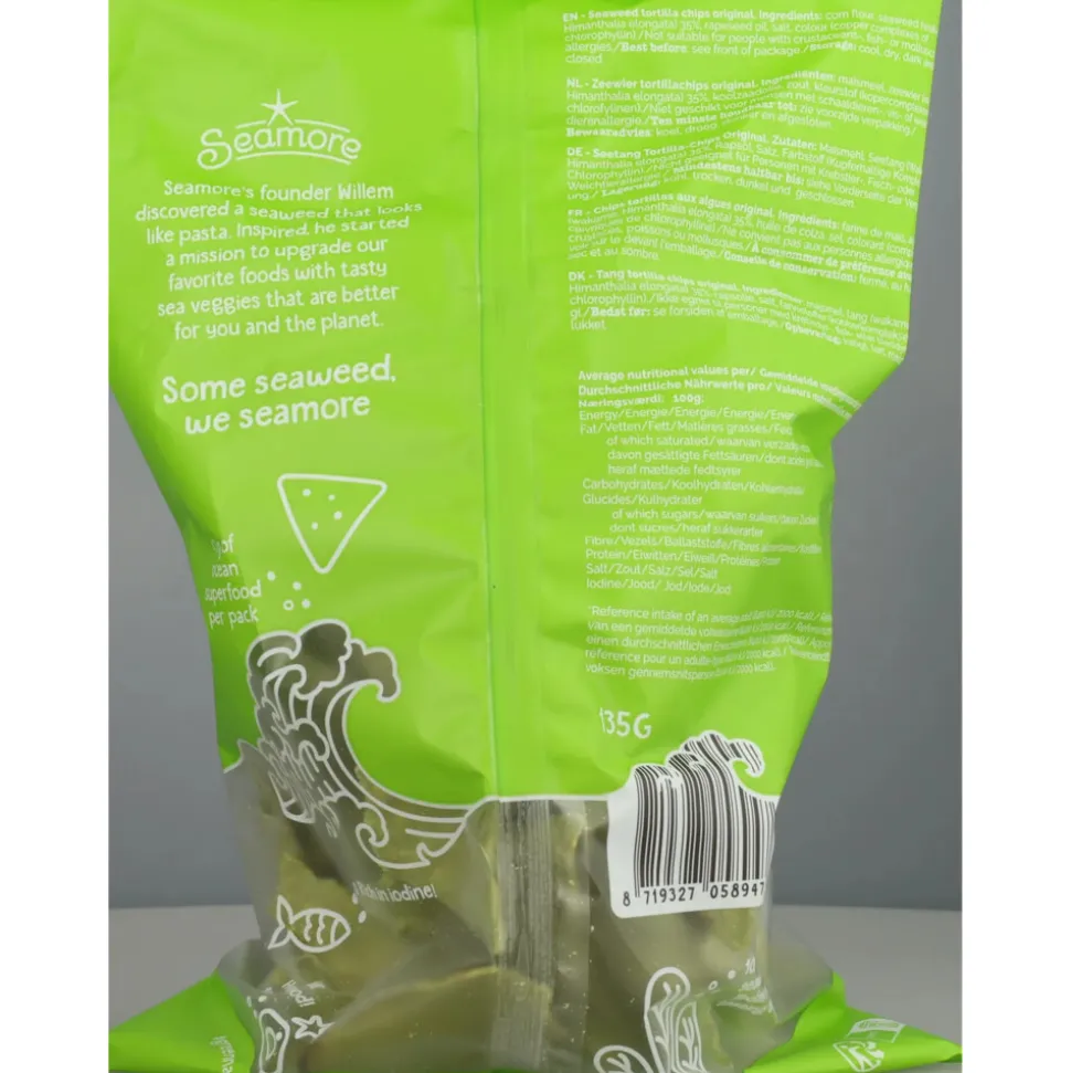 3x Bayer I Sea Chips Zeewier Tortilla 135 gr