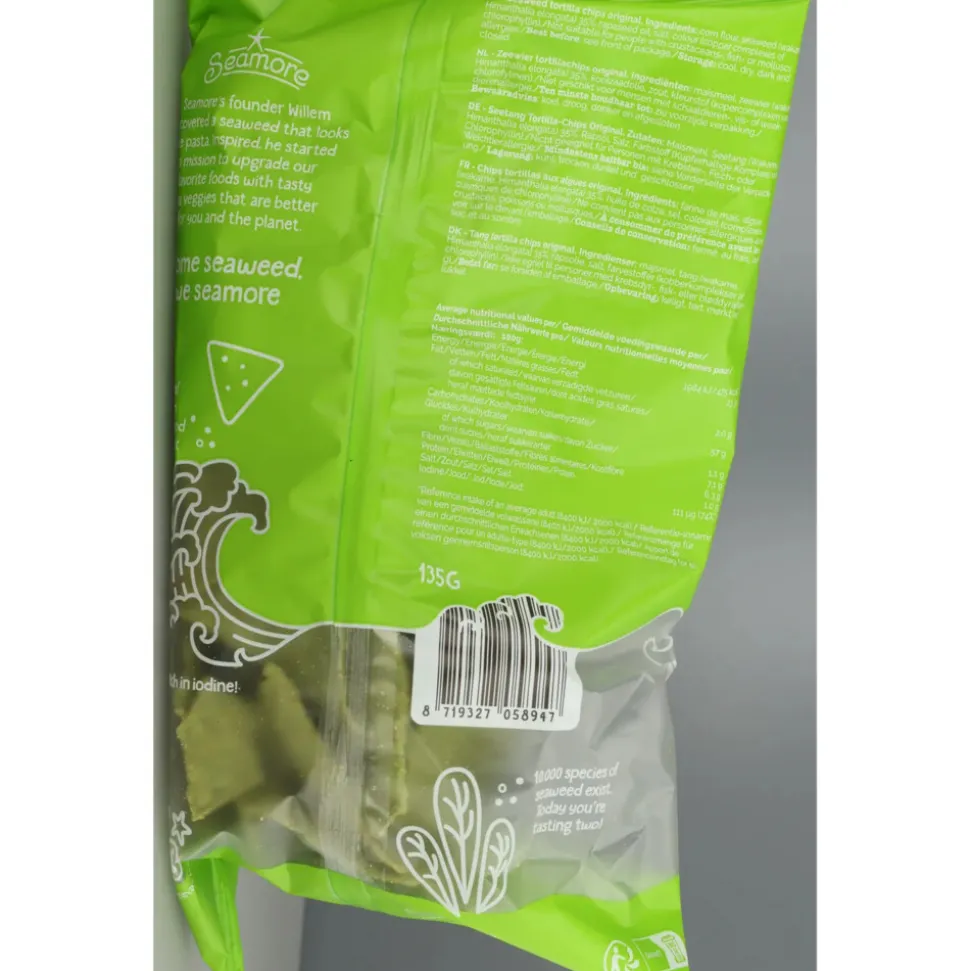 3x Bayer I Sea Chips Zeewier Tortilla 135 gr