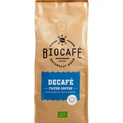 3x Biocafe Filterkoffie Cafeïnevrij Biologisch 250 gr