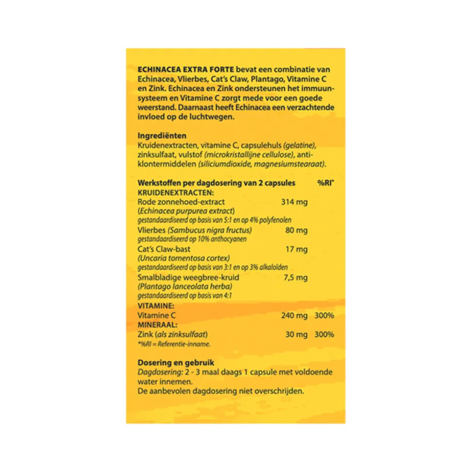 2x Bloem Echinacea 60 capsules