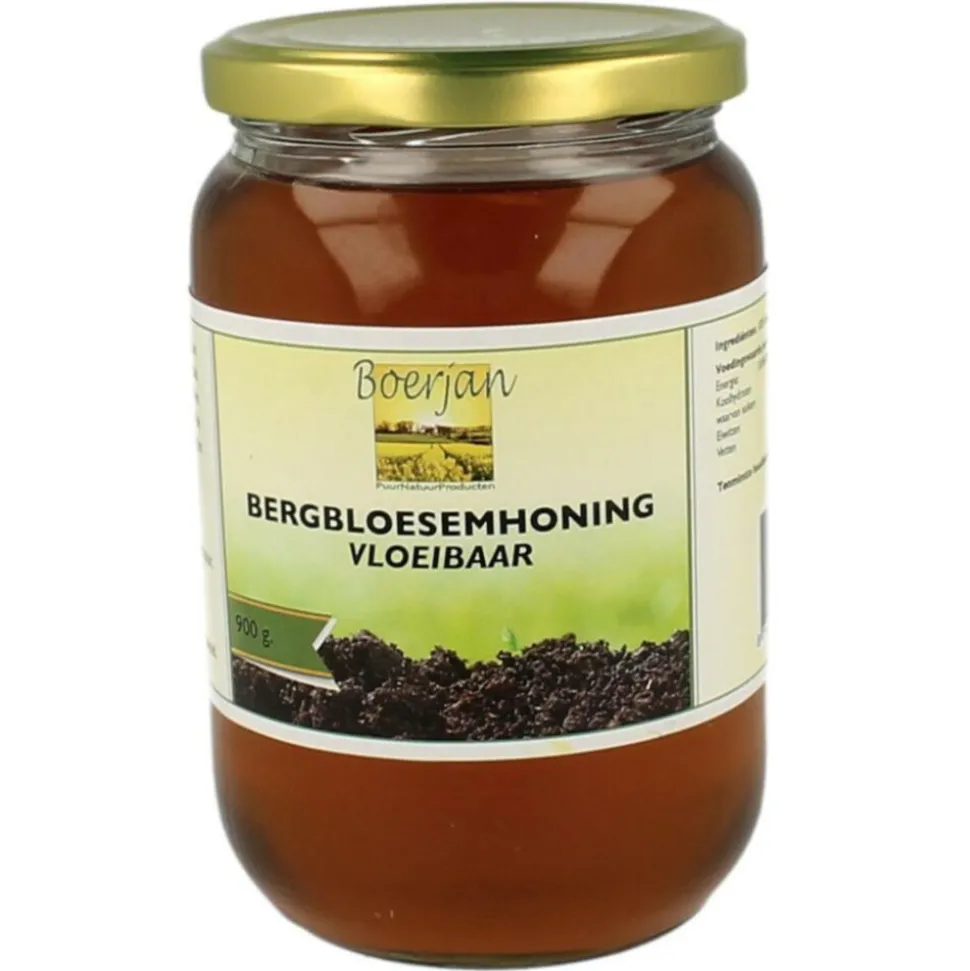 3x Boerjan Boerjan Honing Pure Bloesem Vloeibaar 900 gr
