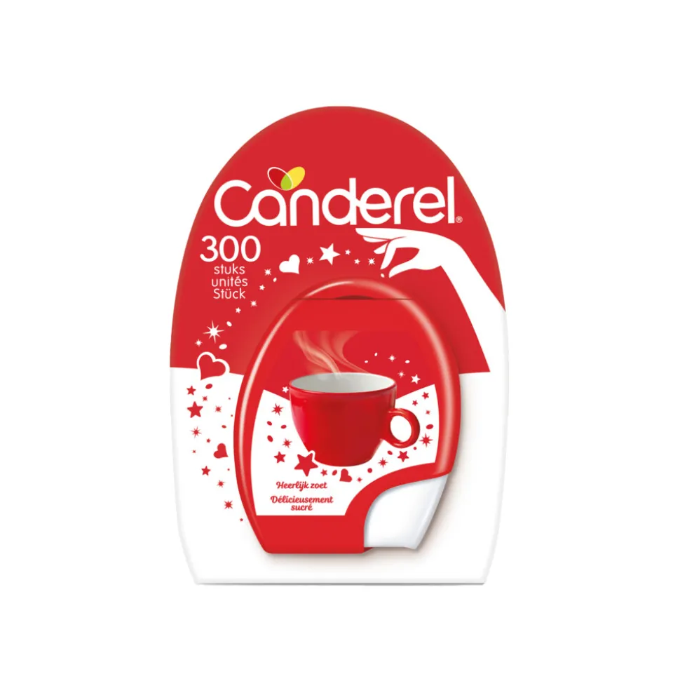 3x Canderel Rood Zoetjes 300 stuks