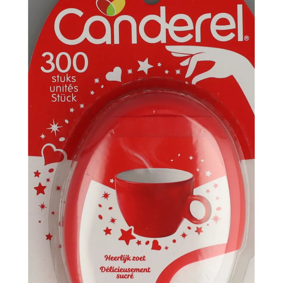 3x Canderel Rood Zoetjes 300 stuks