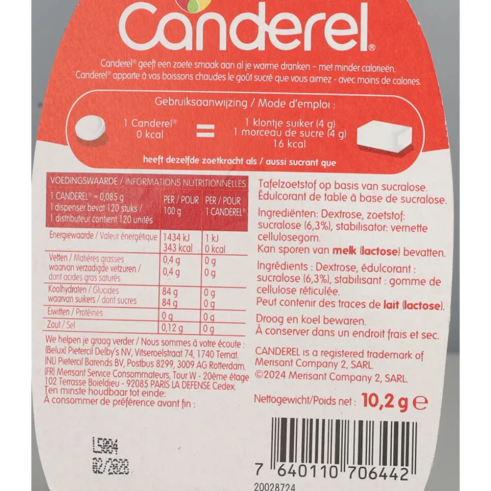 9x Canderel Rood Zoetjes 120 stuks