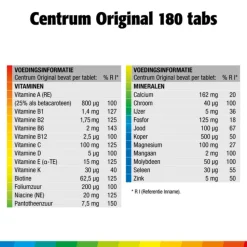 2x Centrum Family Multivitaminen 180 tabletten
