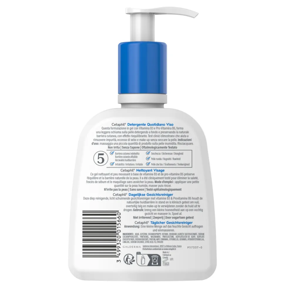 2x Cetaphil Daily Facial Cleanser 237 ml
