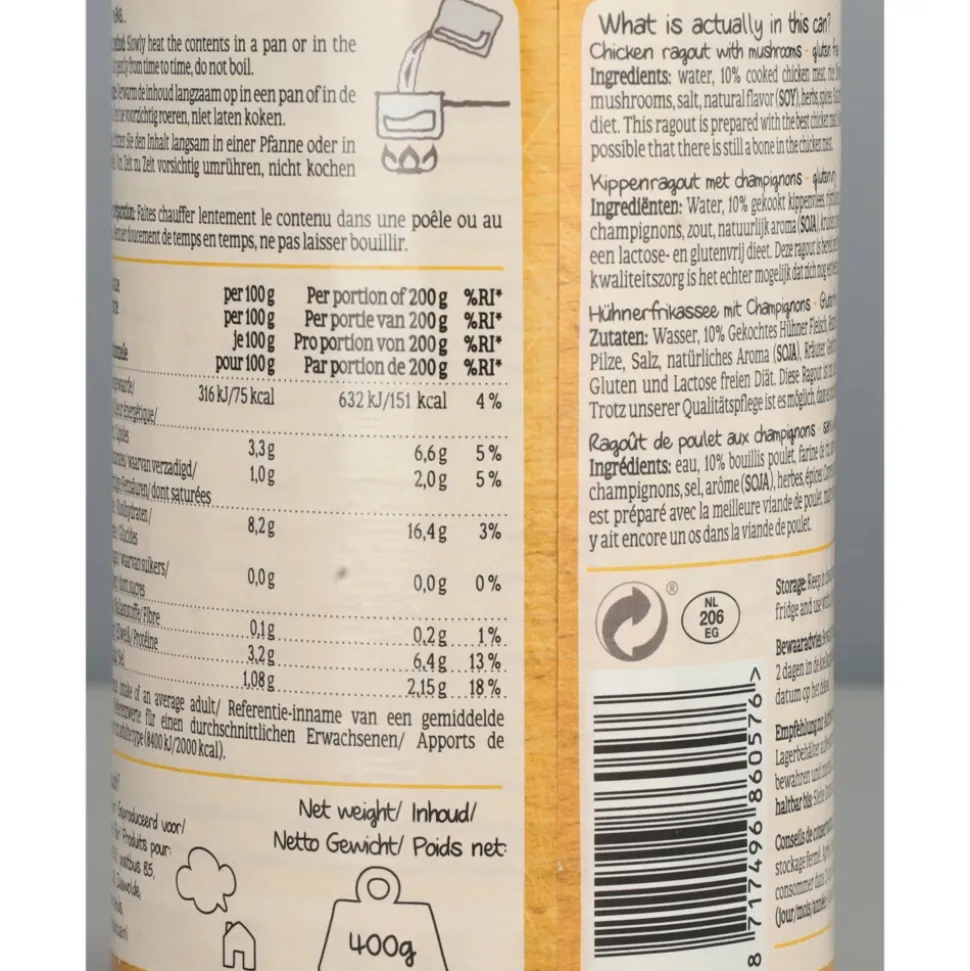 3x Consenza Kippenragout 400 gr