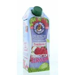 3x Cool Bear Siroop Framboos 750 ml