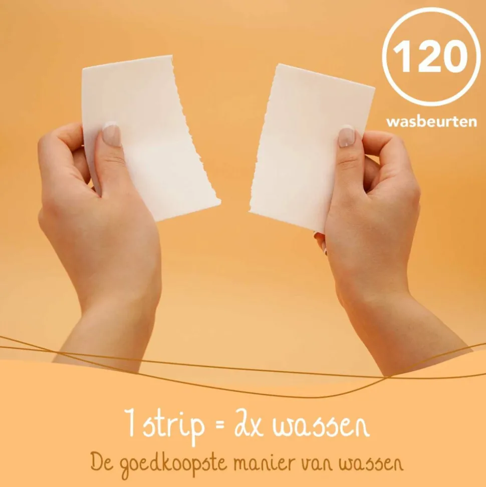 3x Cosmeau Wasstrips Lentefris 120 wasbeurten