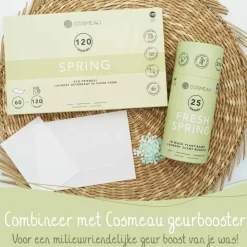3x Cosmeau Wasstrips Lentefris 120 wasbeurten