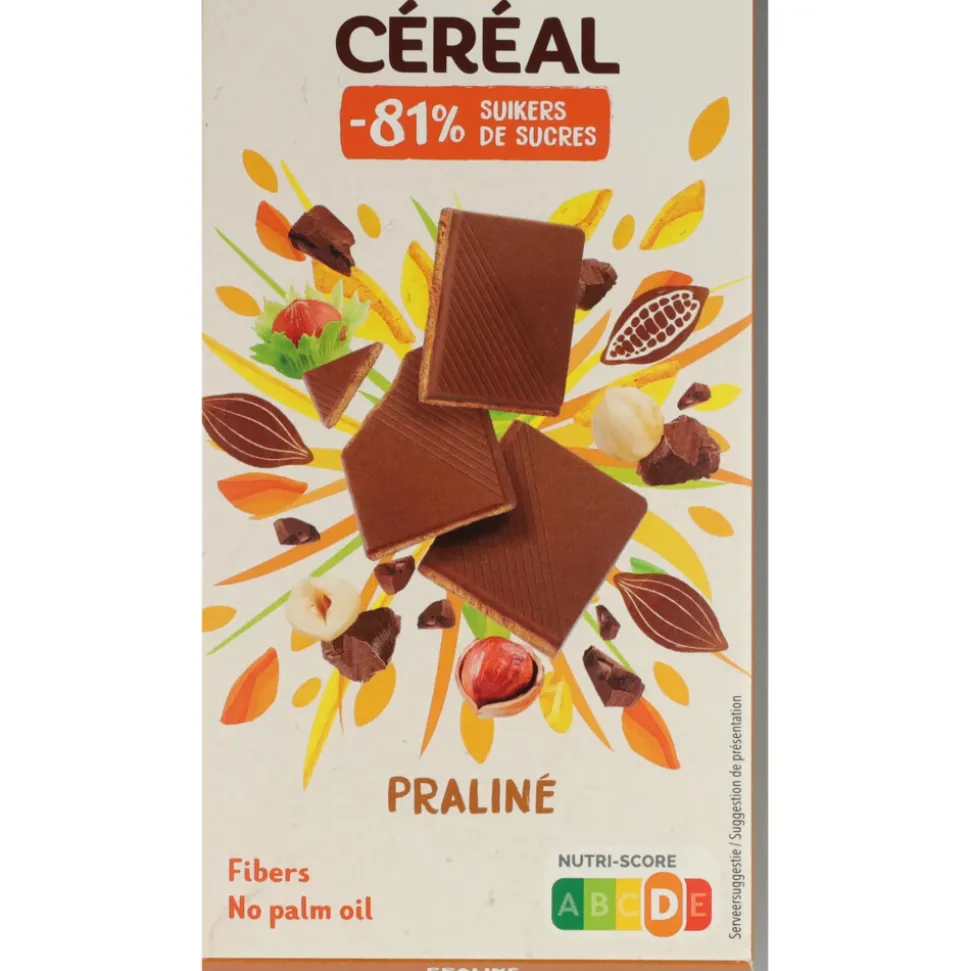 12x Céréal Chocoladetablet Praline 100 gr