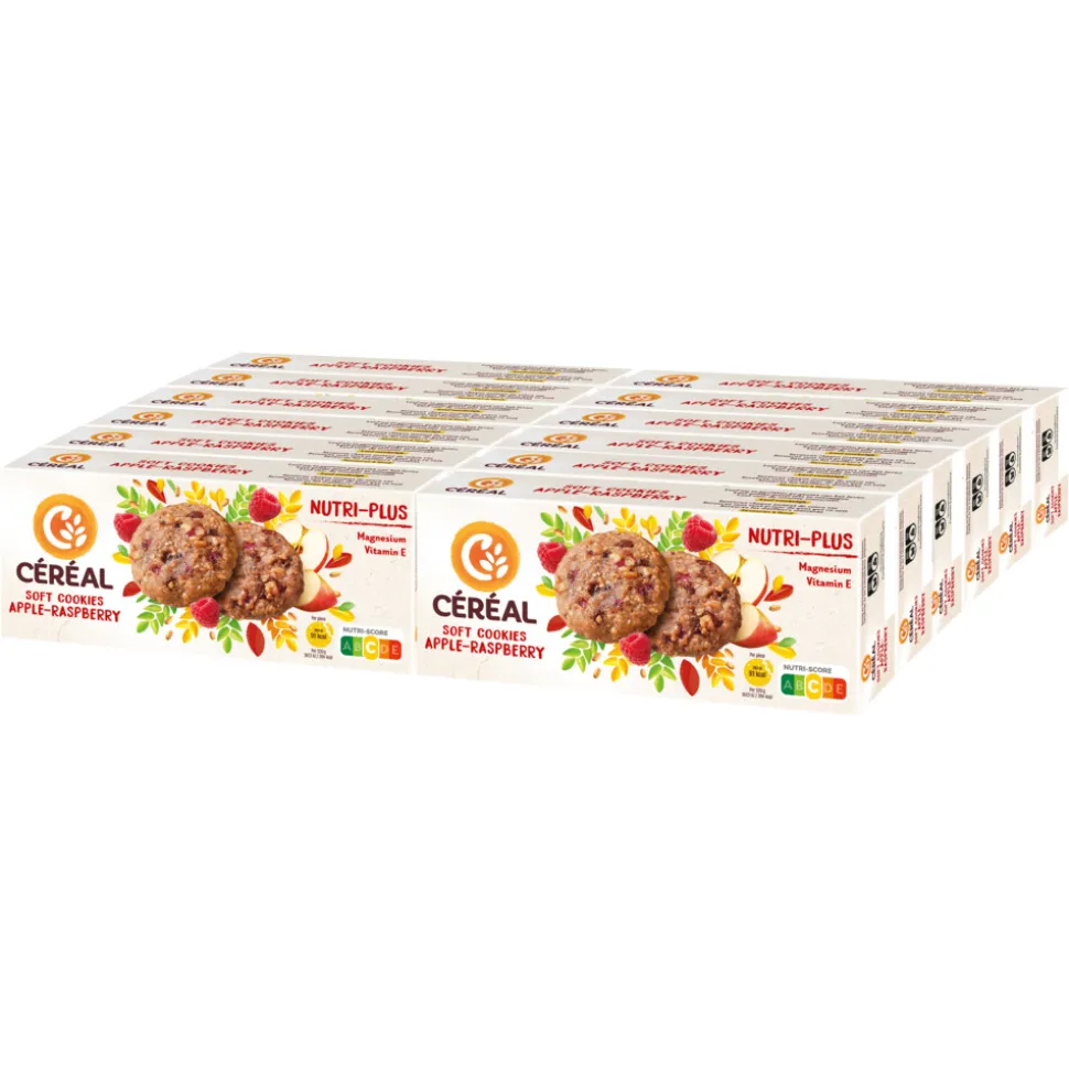 12x Céréal Koekjes Appel-Framboos 138 gr