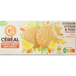 12x Céréal Koekjes Citroen & Yuzu 132 gr