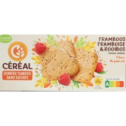 12x Céréal Koekjes Framboos Rooibos 150 gr
