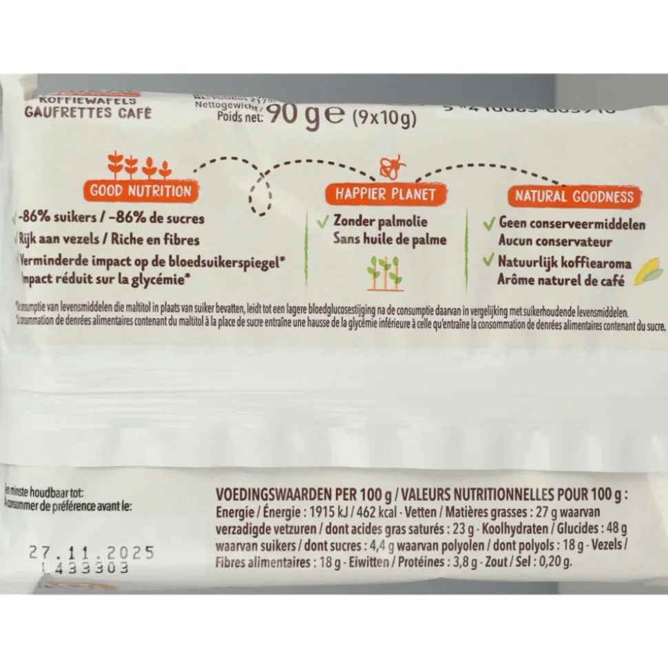 12x Céréal Koffiewafels 90 gr
