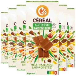 10x Céréal Melkchocolade Tablet met Hazelnoot 100 gr