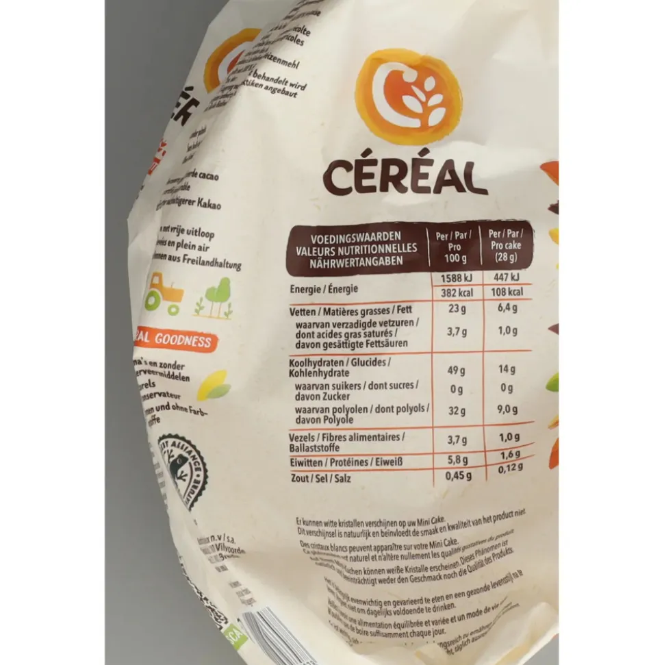 6x Céréal Mini Cakes Stukjes Chocolade 196 gr