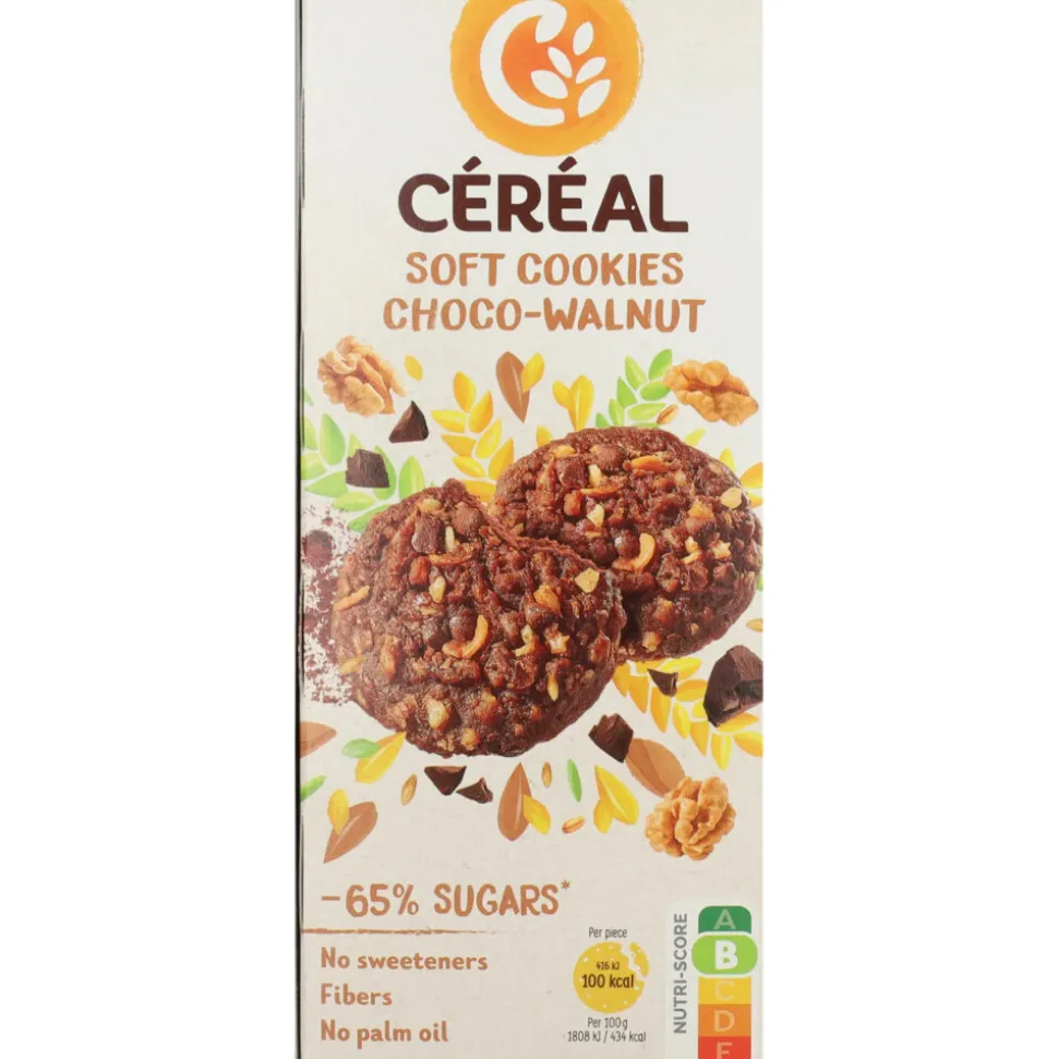 3x Céréal Soft Cookies Choco-Walnut 138 gr