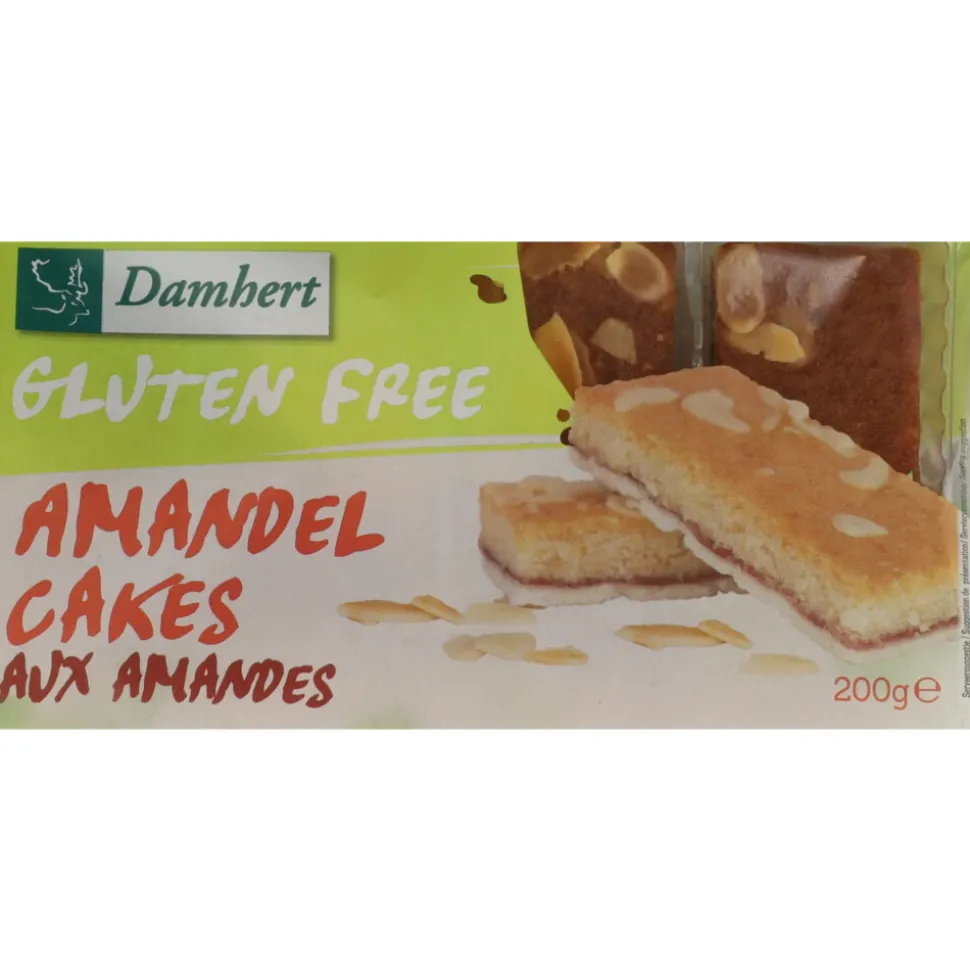 3x Damhert Amandelgebak Glutenvrij 200 gr