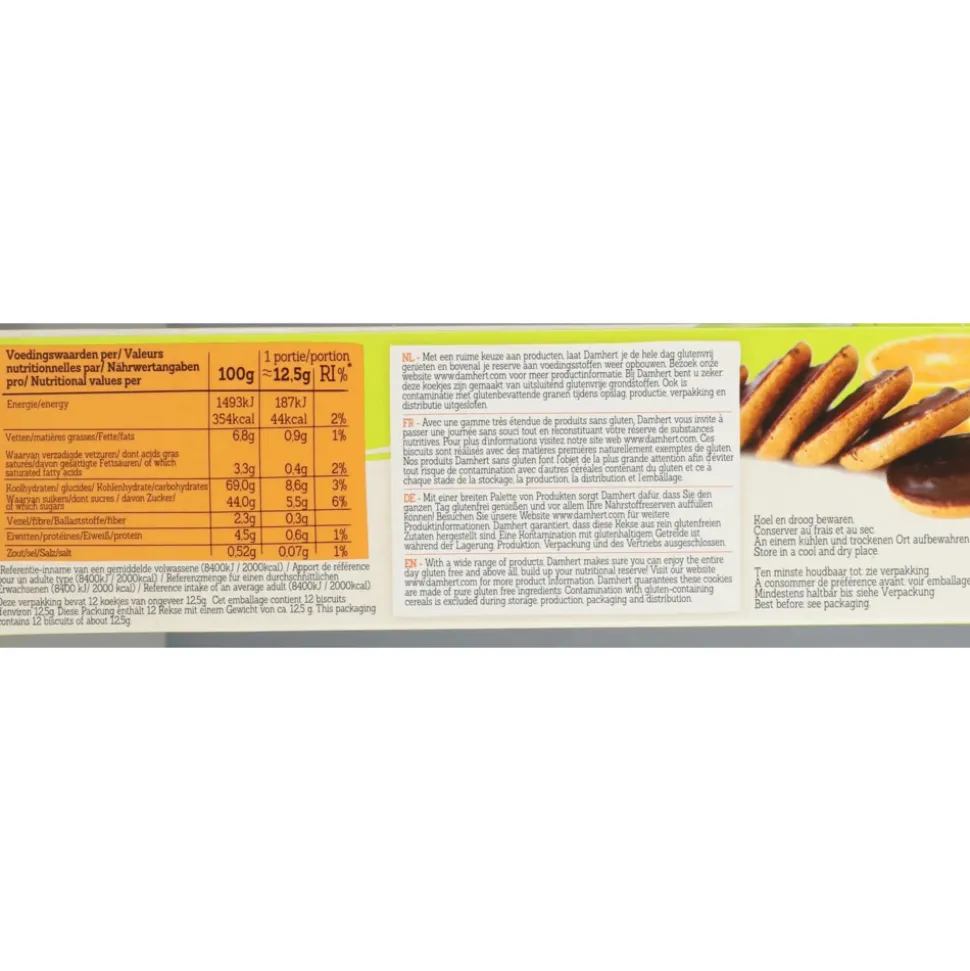 3x Damhert Glutenvrij Jaffa Cakes 150 gr