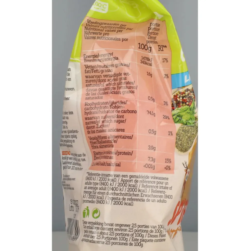 3x Damhert Glutenvrij Pasta Spiraaltjes 250 gr