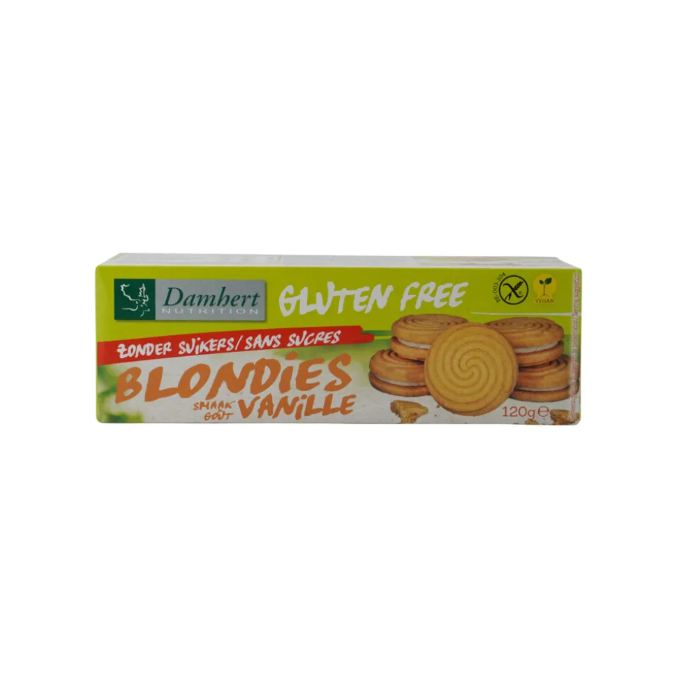 3x Damhert Koek Blondies Glutenvrij 120 gr
