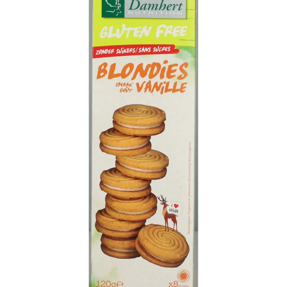 3x Damhert Koek Blondies Glutenvrij 120 gr