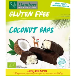3x Damhert Kokosrepen Lactosevrij & Glutenvrij 100 gr