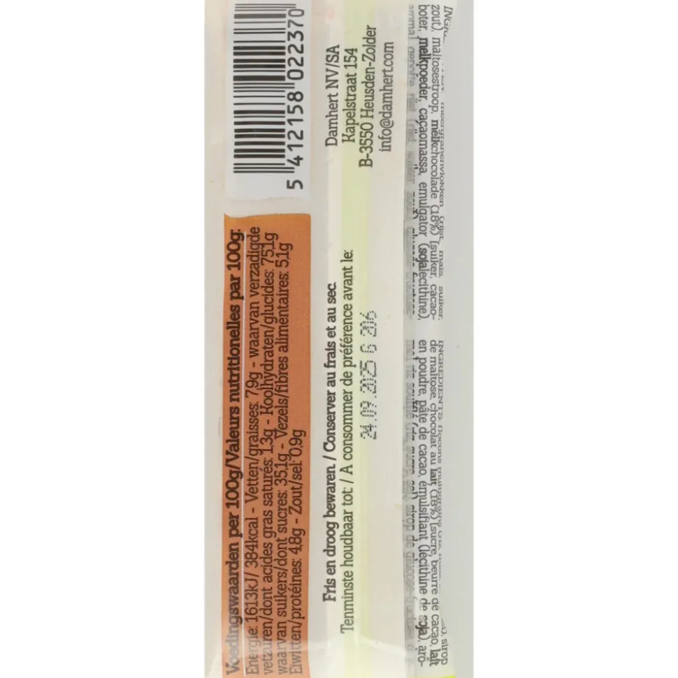 3x Damhert Mueslireep Chocolade Glutenvrij 30 gr
