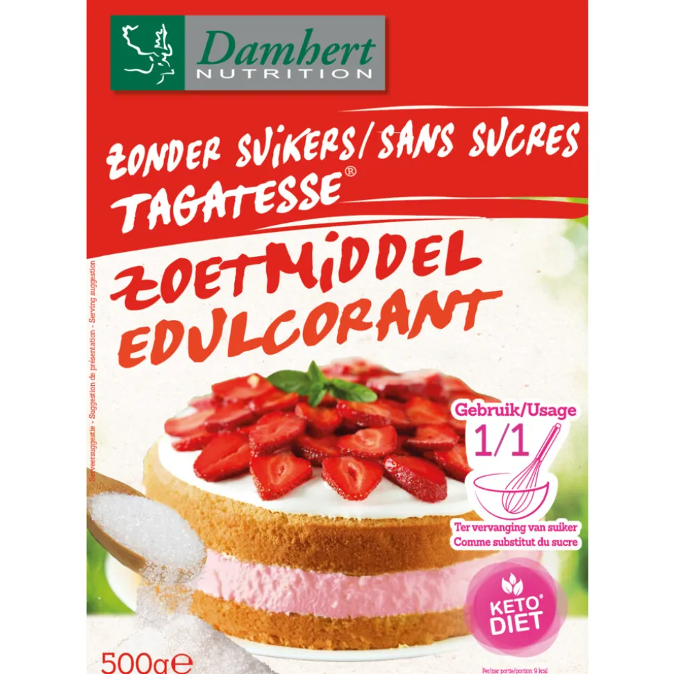 3x Damhert Tagatesse Zoetmiddel Suikervrij 500 gr