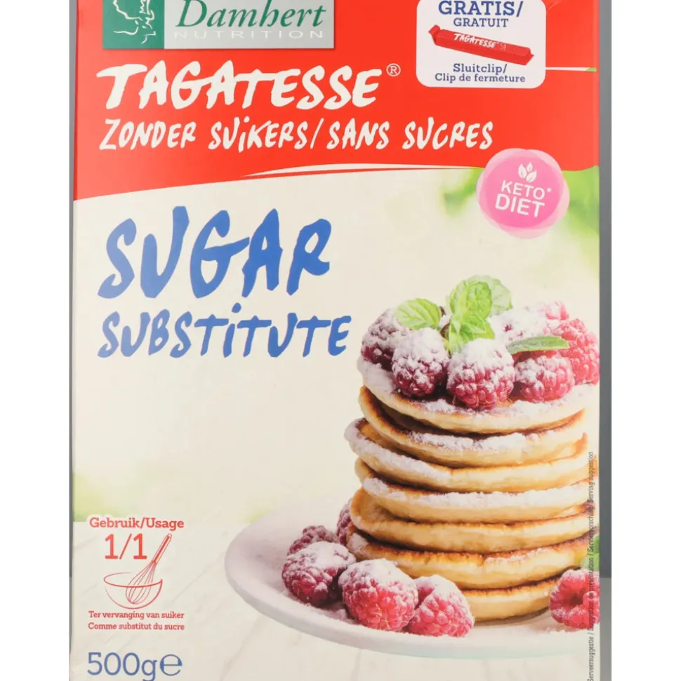 3x Damhert Tagatesse Zoetmiddel Suikervrij 500 gr