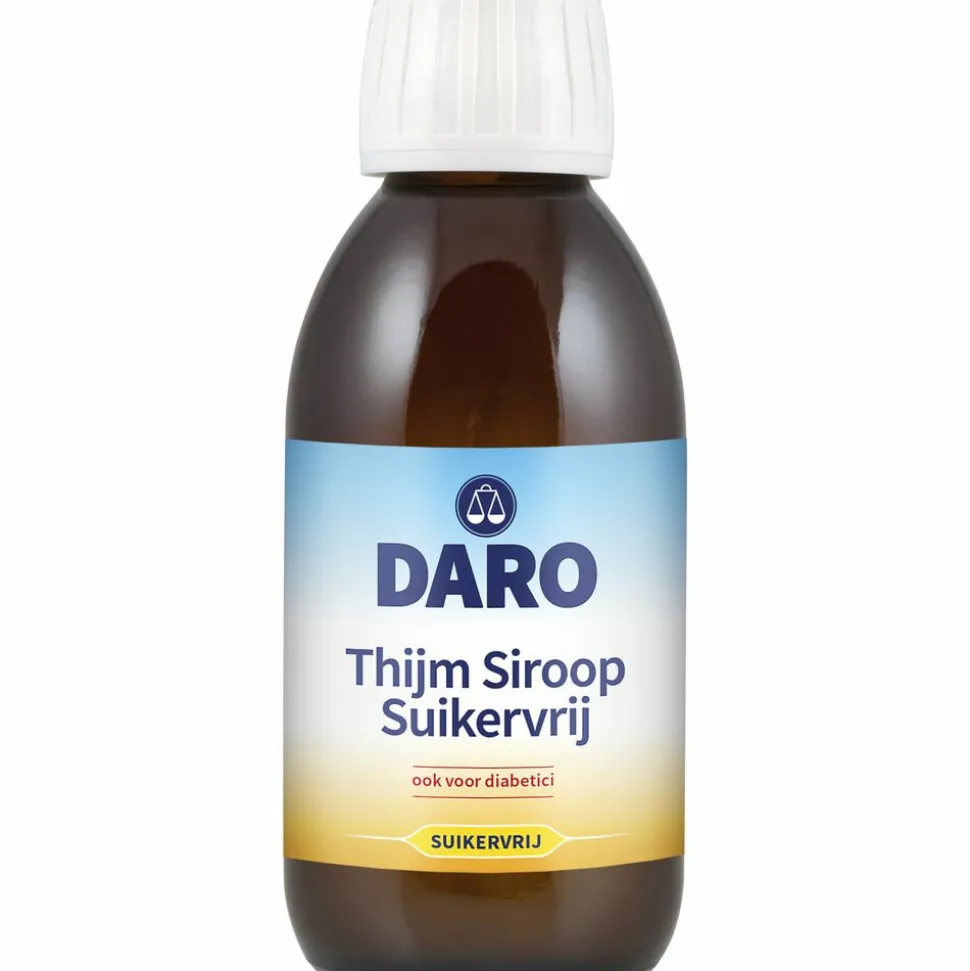 2x Daro Thijmsiroop Suikervrij 200 ml