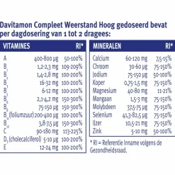 2x Davitamon Compleet Weerstand Hoog Gedoseerd 150 stuks