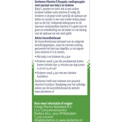 2x Davitamon Vitamine D Druppels 100% Natuurlijk 25 ml