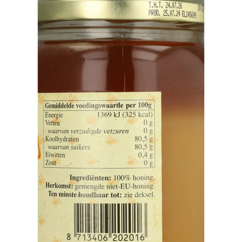 3x De Imker Bloemenhoning Creme 900 gr