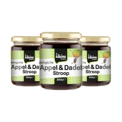3x de Kleine Keuken Bio Appel & Dadelstroop 300 gr