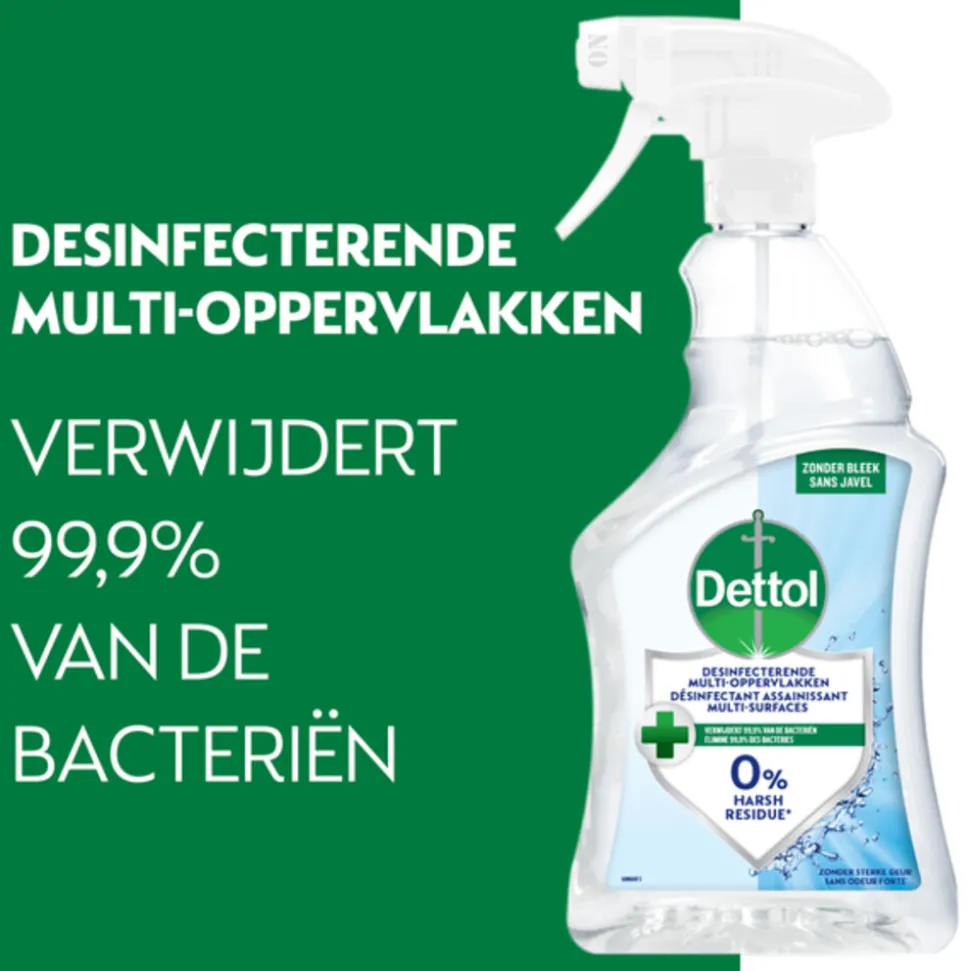 6x Dettol Desinfecterende Multi-Oppervlakken Spray 750 ml