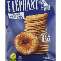 6x Elephant Pretzels Zeezout 180 gr