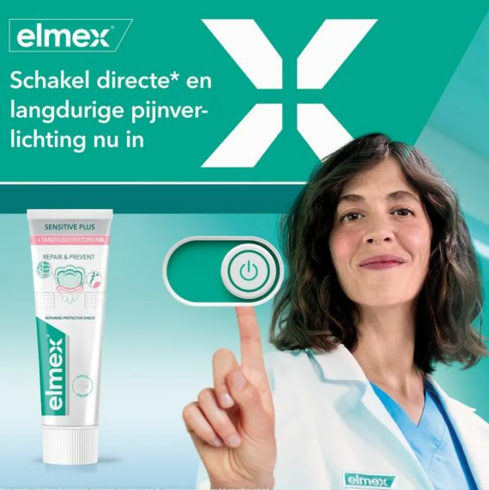 12x Elmex Tandpasta Sensitive Professional Gum Care 75 ml