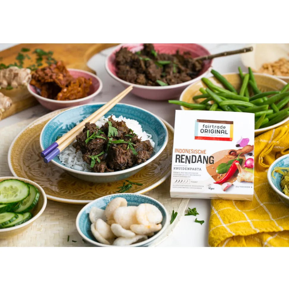 3x Fairtrade Original Boemboe Rendang 75 gr