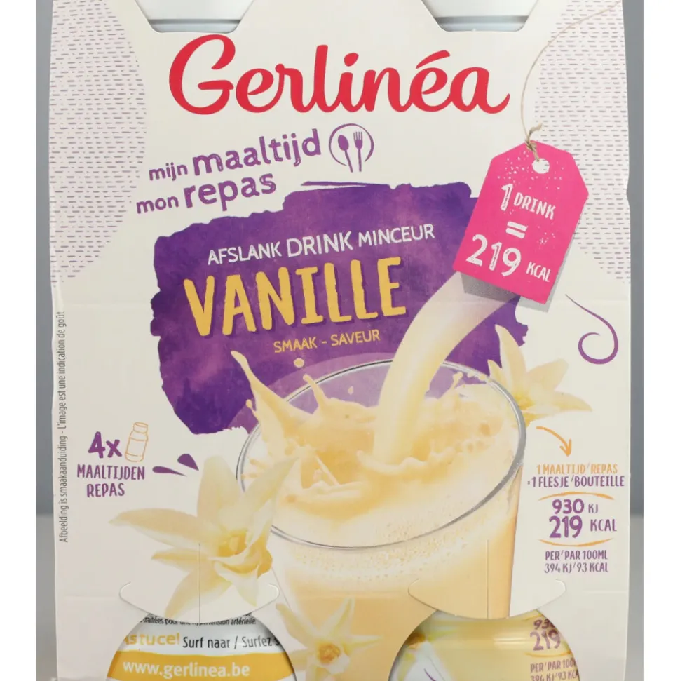 3x Gerlinea Mijn Maaltijd Afslank Drink Vanille 4 x 236 ml
