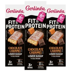 3x Gerlinea Repen Chocolade Caramel 3 x 27 gr