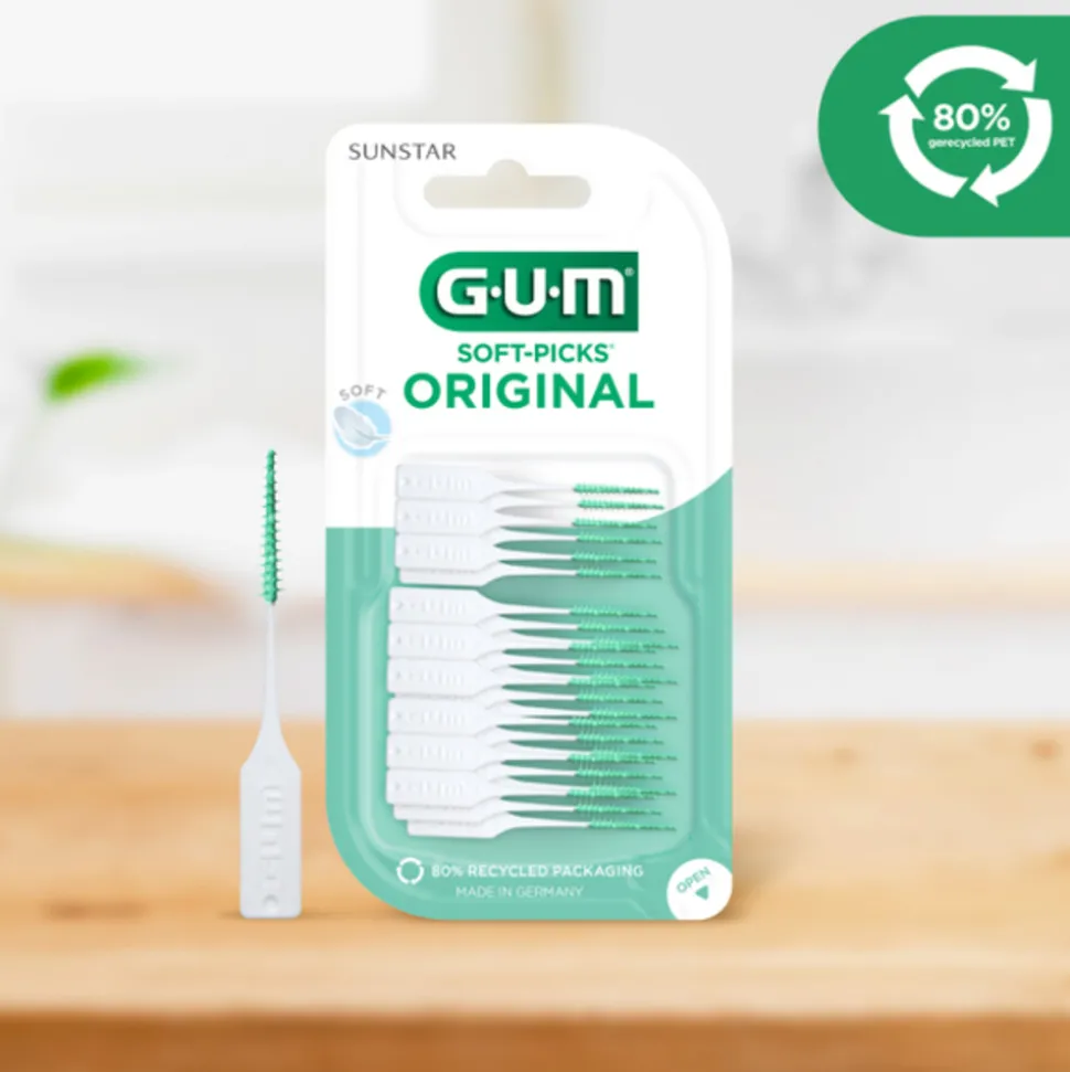 3x GUM Soft-Picks Original Medium 100 stuks