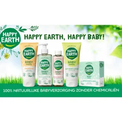 6x Happy Earth Bodylotion 100% Natuurlijk Baby & Kids 200 ml
