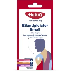 2x HeltiQ Eilandpleister Small 7,5 cm x 5 cm 8 stuks
