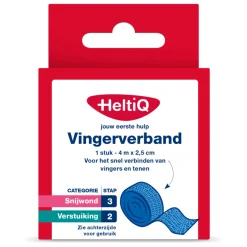2x HeltiQ Vingerverband 4 m x 2,5 cm