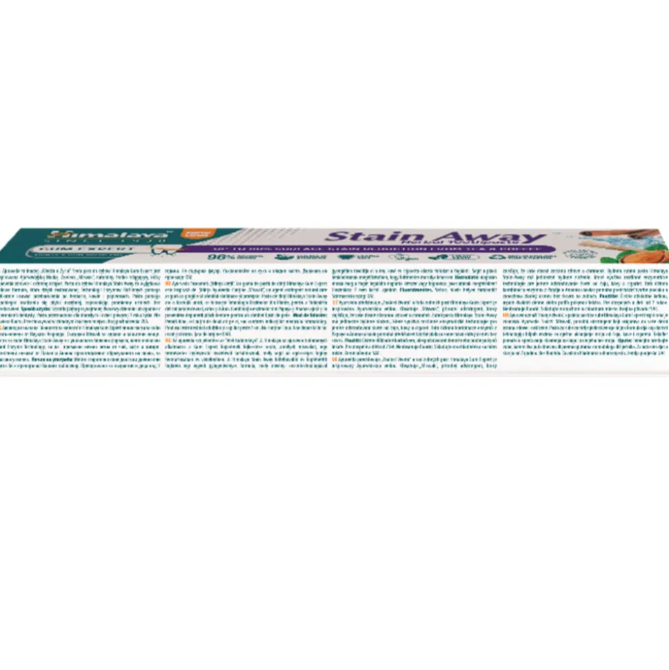 3x Himalaya Herbals Tandpasta Stain Away 75 ml