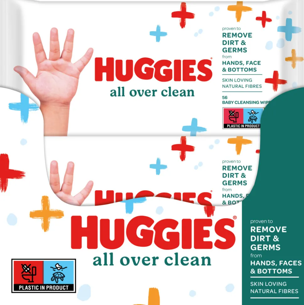 10x Huggies Babydoekjes All Over Clean 10x56 = 560 stuks