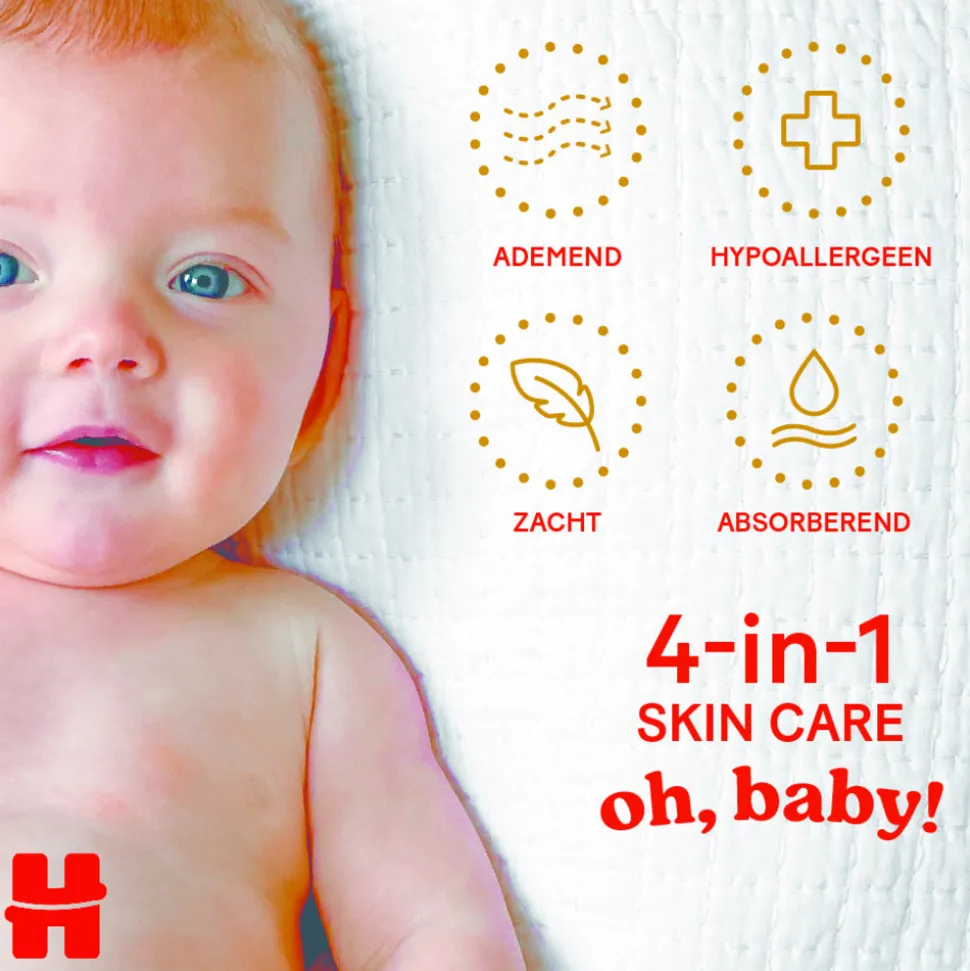 4x Huggies Extra Care Newborn Luiers Maat 1 (2 - 5 kg) 28 stuks