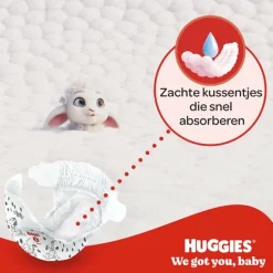 3x Huggies Little Movers Luiers Maat 4 (7 - 18 kg) 50 stuks
